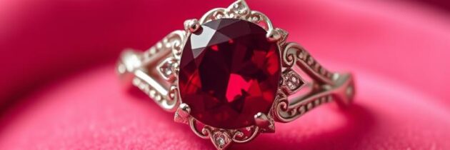 Pierścionki zaręczynowe z rubinem – symbol miłości i namiętności