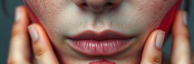 Czerwone plamy na twarzy – przyczyny, objawy i leczenie