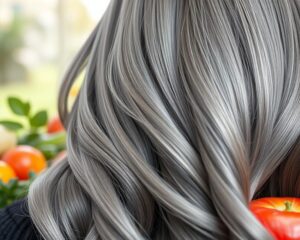 Siwe włosy: przyczyny, pielęgnacja i zdrowa dieta